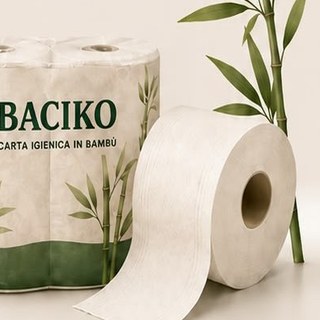 Rotolo carta igienica Baciko 300 strappi